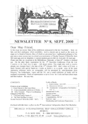 Newsletter No 8 cover