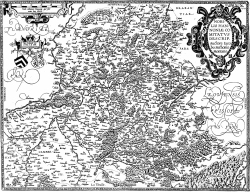 Map of Haynault by Jacques Surhon, 1579 (3859 Kb)