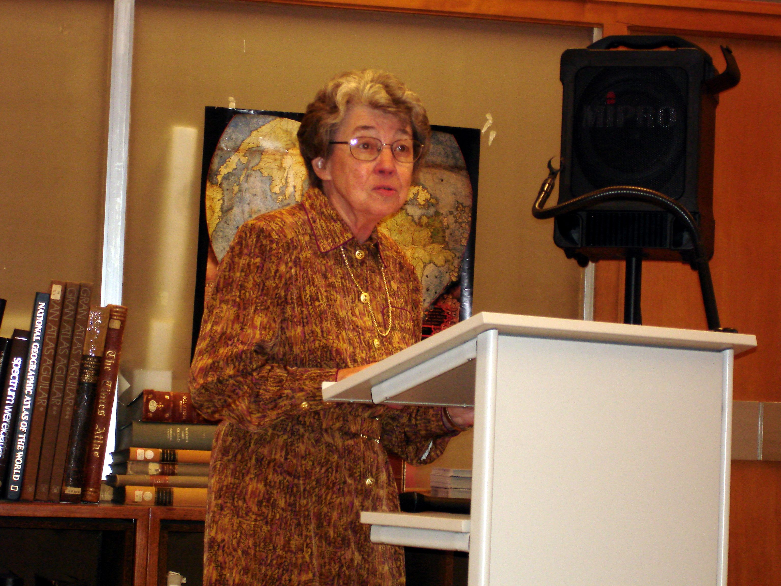 Lisette Danckaert at the KBR in October 2006