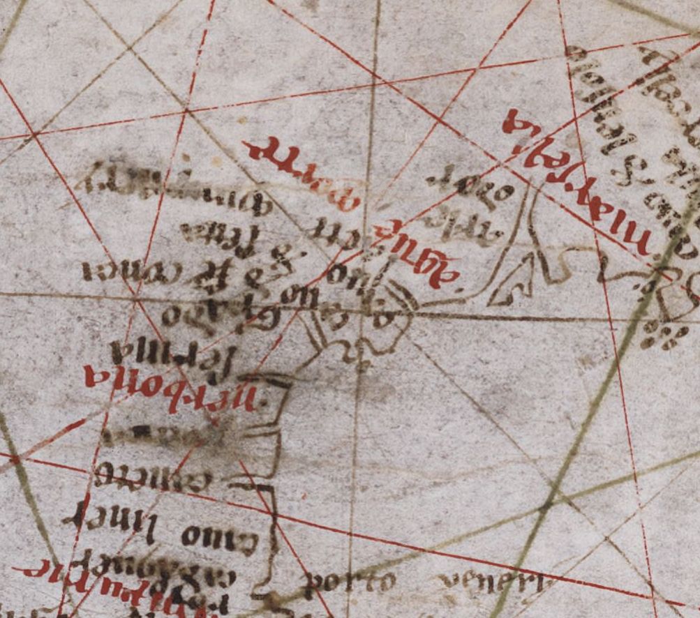 extrait de la carte Pisane