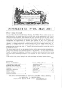 Newsletter No 10 cover
